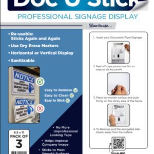 Document Frame 8.5″ x 11″ Inches (3 PACK)