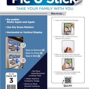 Document Frame 8″ x 10″ Inches (3 PACK)